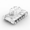 KV2坦克-汽车-军事汽车-VR/AR模型-3D城