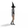 街舞区MM-角色人体-女人-VR/AR模型-3D城