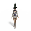 街舞区MM-角色人体-女人-VR/AR模型-3D城