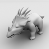 戟龙-动植物-古生物-VR/AR模型-3D城