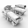 德国军队的卡车-VR/AR模型-3D城