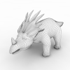 戟龙-动植物-古生物-VR/AR模型-3D城