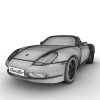 保时捷博克斯特-汽车-家用汽车-VR/AR模型-3D城