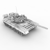 T-80坦克-汽车-军事汽车-VR/AR模型-3D城