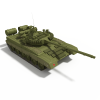 T-80坦克-汽车-军事汽车-VR/AR模型-3D城