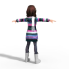 劲舞团-角色人体-角色-VR/AR模型-3D城