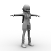 劲舞团-角色人体-角色-VR/AR模型-3D城