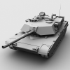 m1a2主战坦克-汽车-军事汽车-VR/AR模型-3D城