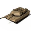 m1a2主战坦克-汽车-军事汽车-VR/AR模型-3D城
