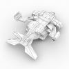 飞船-科技-航天卫星-VR/AR模型-3D城