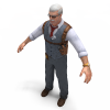 James W. Gordon-角色人体-男人-VR/AR模型-3D城