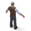 James W. Gordon-角色人体-男人-VR/AR模型-3D城