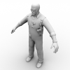 James W. Gordon-角色人体-男人-VR/AR模型-3D城