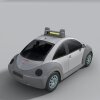 大众甲壳虫警车-汽车-家用汽车-VR/AR模型-3D城