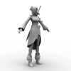 诛仙-角色人体-角色-VR/AR模型-3D城