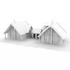 小别墅-建筑-住宅-VR/AR模型-3D城