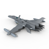 16109 SV51战斗机-飞机-军事飞机-VR/AR模型-3D城