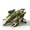 星际采矿动画车 -角色人体-角色-VR/AR模型-3D城
