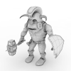 矮人战士-角色人体-角色-VR/AR模型-3D城