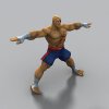 街头霸王：沙加特-角色人体-角色-VR/AR模型-3D城
