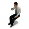 人物-角色人体-男人-VR/AR模型-3D城