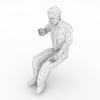 人物-角色人体-男人-VR/AR模型-3D城