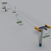 游览观光吊车-汽车-VR/AR模型-3D城