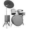 架子鼓-建筑-基础设施-VR/AR模型-3D城