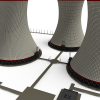 电厂-建筑-厂房-VR/AR模型-3D城