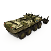 BTR-90 Trall-VR/AR模型-3D城