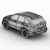 本田CRV2012汽车-汽车-家用汽车-VR/AR模型-3D城