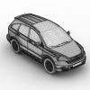 本田CRV2012汽车-汽车-家用汽车-VR/AR模型-3D城