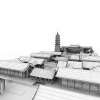 中国古建寺院-建筑-古建筑-VR/AR模型-3D城