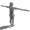 游戏角色-角色人体-角色-VR/AR模型-3D城