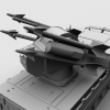 小檞树防空导弹发射车-汽车-军事汽车-VR/AR模型-3D城
