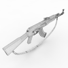 AK 47 gun-VR/AR模型-3D城