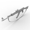 AK 47 gun-VR/AR模型-3D城