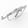 AK 47 gun-VR/AR模型-3D城