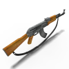 AK 47 gun-VR/AR模型-3D城