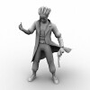  动漫人物-角色人体-角色-VR/AR模型-3D城