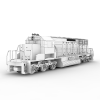 列车-汽车-火车-VR/AR模型-3D城