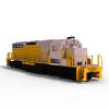 列车-汽车-火车-VR/AR模型-3D城