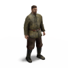 部队军人-角色人体-男人-VR/AR模型-3D城