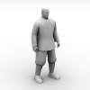 部队军人-角色人体-男人-VR/AR模型-3D城