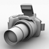 奥林巴斯SP-550单反相机-科技-数码产品-VR/AR模型-3D城
