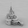木屋-建筑-科幻-VR/AR模型-3D城