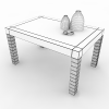 桌子-家居-桌椅-VR/AR模型-3D城