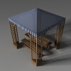 凉亭-建筑-基础设施-VR/AR模型-3D城