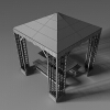 凉亭-建筑-基础设施-VR/AR模型-3D城