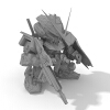 sd高达-角色人体-角色-VR/AR模型-3D城